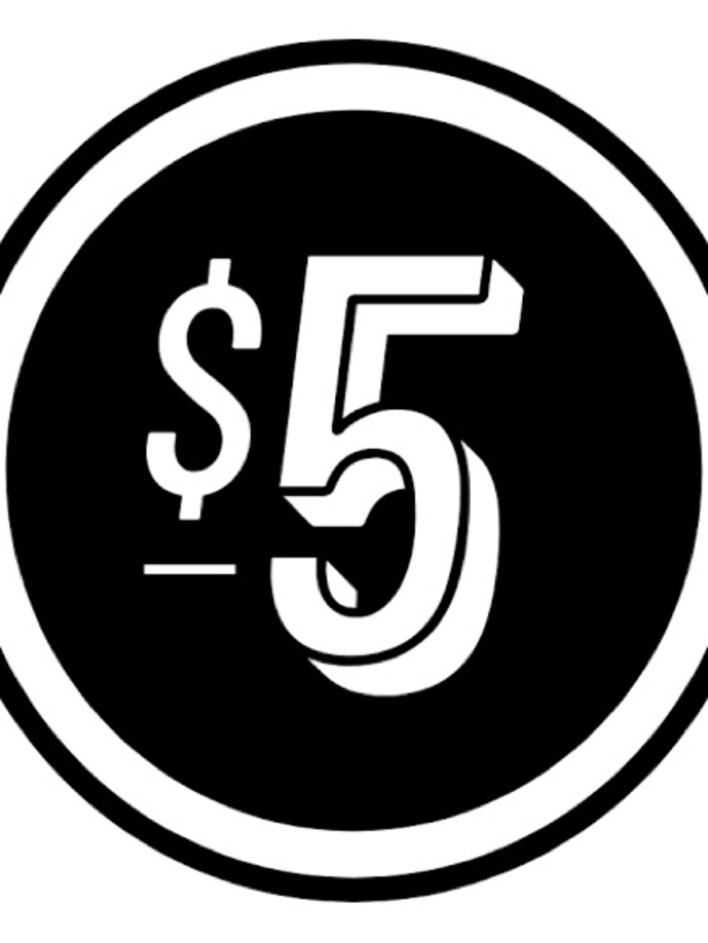 $5 unlisted for live show.